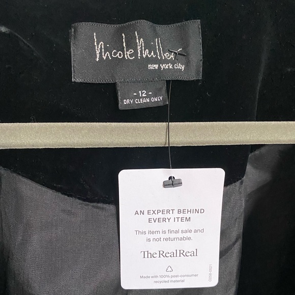 Nicole Miller velvet evening jacket / bolero - Picture 2 of 3